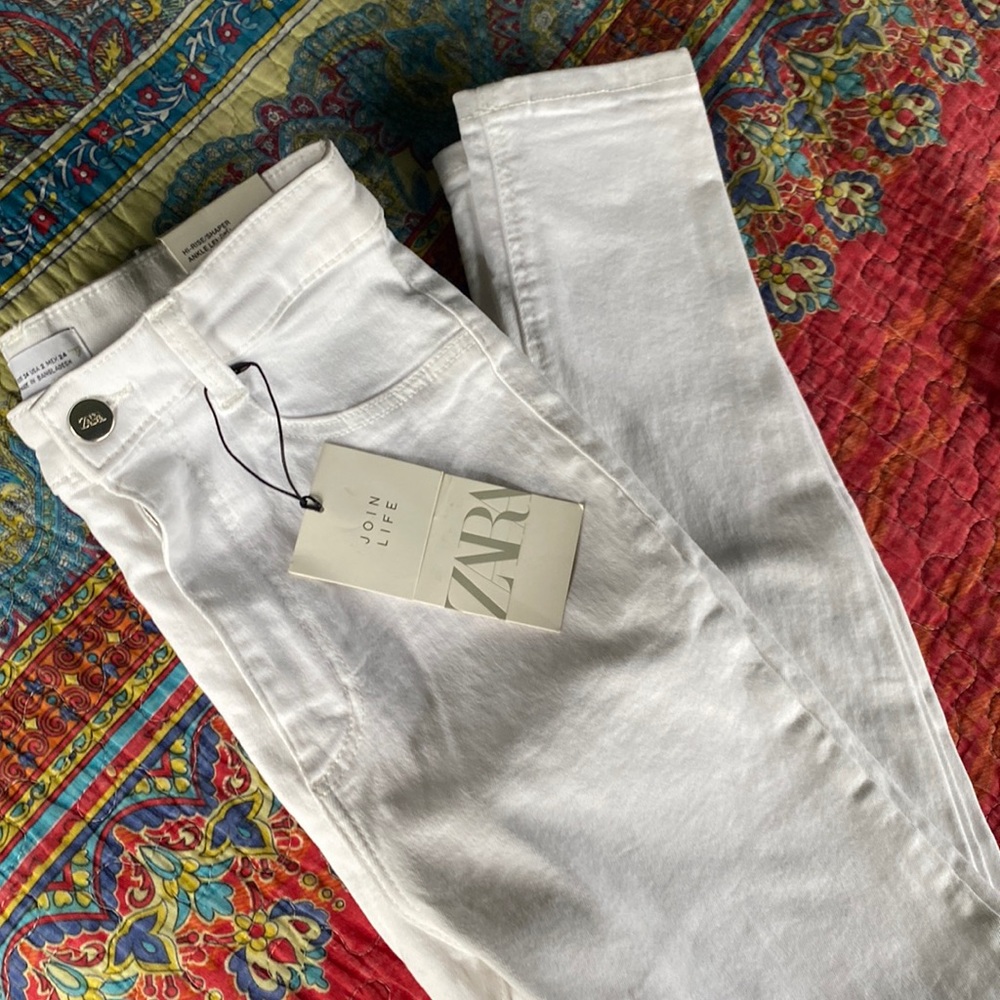 Zara hi-rise/shaper, super elastic ankle pants